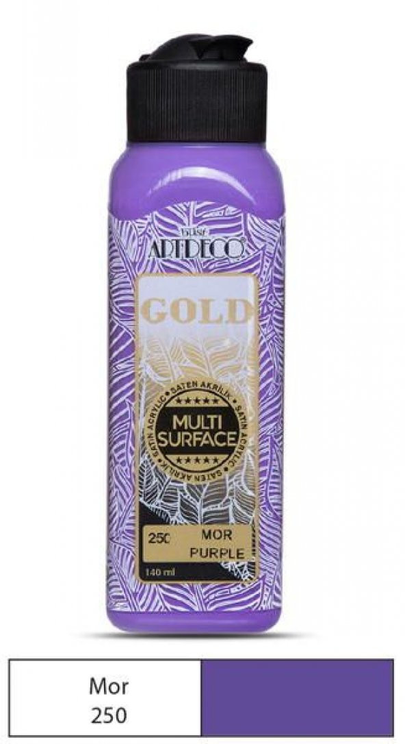 Artdeco Gold Multi Surface Akrilik Boya 140 ml. 250 MOR