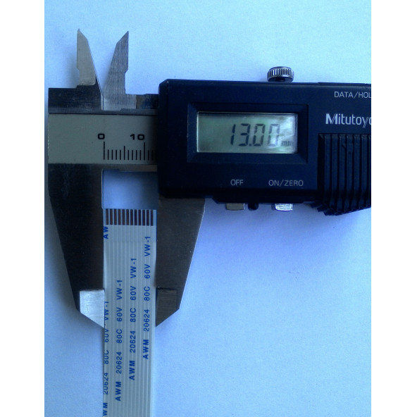 Awm 20624 80c 60v VW-1 Flex kablo 12 pin 1mm adım  40cm 12-1-40B - Resim 3