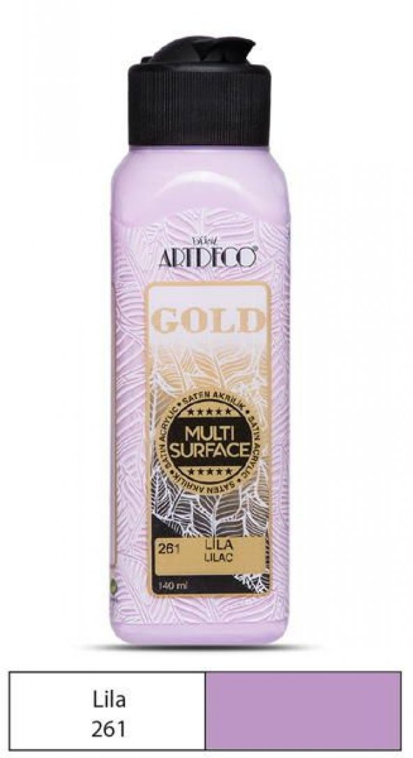 Artdeco Gold Multi Surface Akrilik Boya 140 ml. 261 LİLA