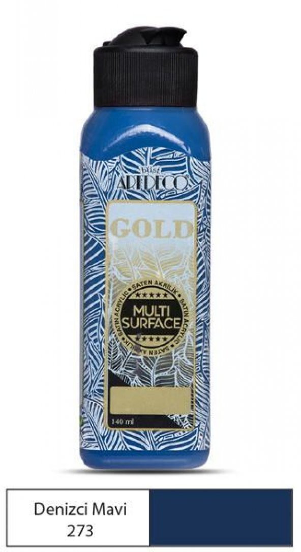 Artdeco Gold Multi Surface Akrilik Boya 140 ml. 273 DENİZCİ MAVİ