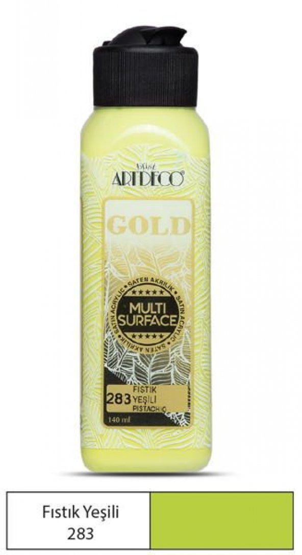 Artdeco Gold Multi Surface Akrilik Boya 140 ml. 283 FISTIK YEŞİLİ