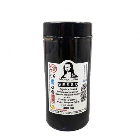 Südor Mona Lisa Gesso Siyah 400 ml