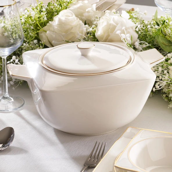 Schafer Glamor Pure Yemek Takımı 60 Parça-Gold - 4