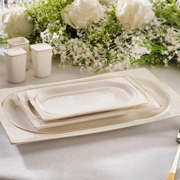 Schafer Glamor Pure Yemek Takımı 60 Parça-Gold - 6