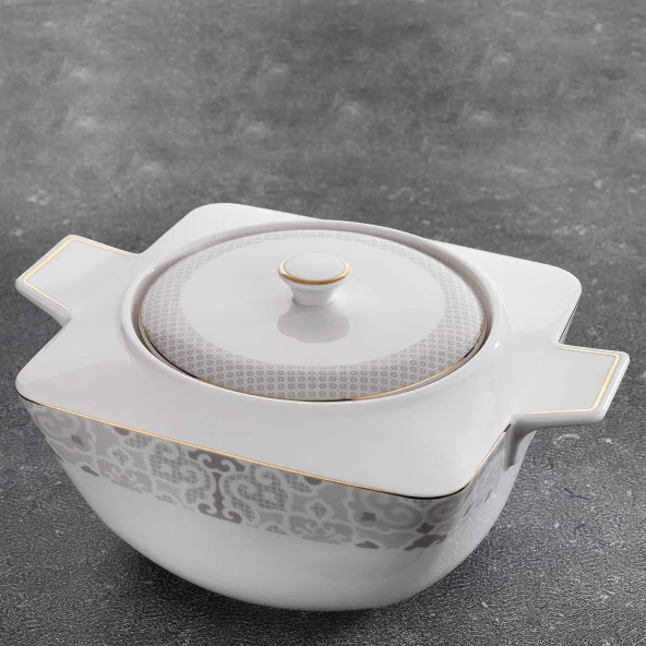 Schafer Glamor Point Yemek Takımı 60 Parça-Beyaz - 8