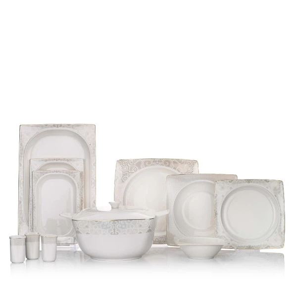 Schafer Glamor Point Yemek Takımı 60 Parça-Beyaz - 11