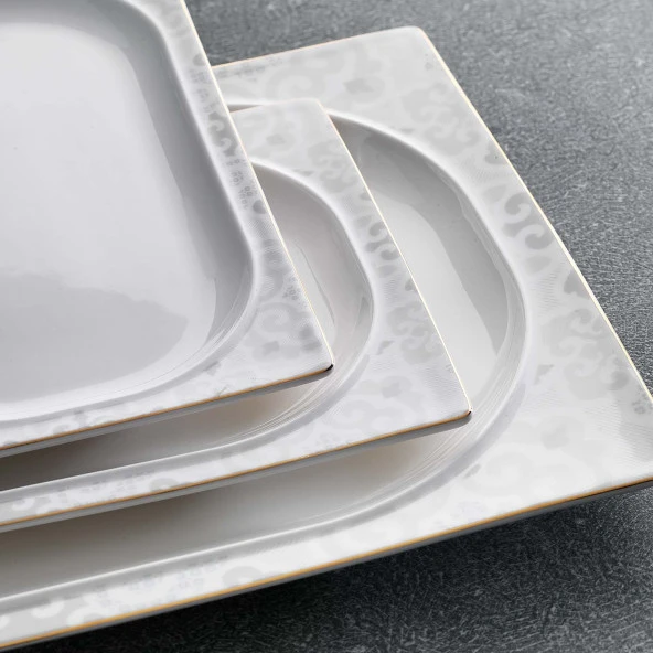 Schafer Glamor Point Yemek Takımı 60 Parça-Beyaz - 12