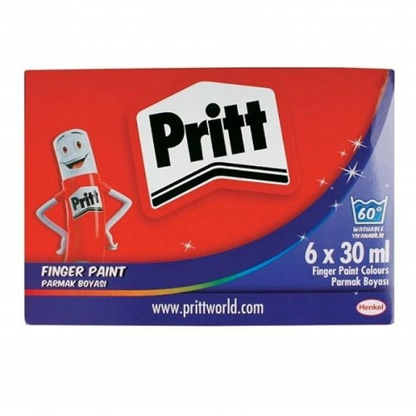 Pritt Parmak Boyası 6 Renk X 30 Ml