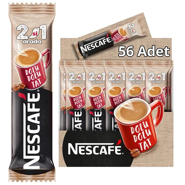 Nescafe 2si1 Arada Kahve 10 gr x 56 adet ürün görseli