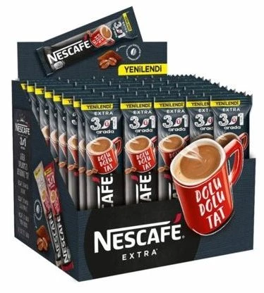 Nescafe 3ü1 Arada Extra Kahve 16,5 gr 48 adet