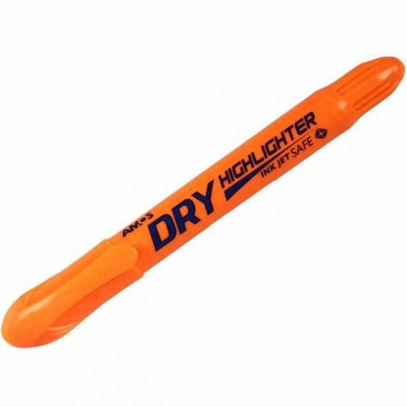 Amos Dry Highlighter Jel Fosforlu Kalem TURUNCU ürün görseli 1