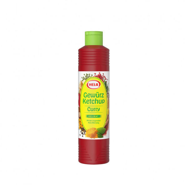 HELA Gewürz Ketchup Curry Delikat - TATLI Kürili Gurme Ketçap (Glutensiz) 800ml