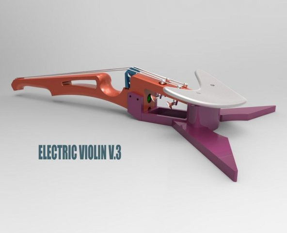 Rock-Star Electric Violin V.3 Plastik Aparat