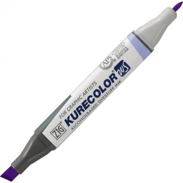 Zig Kurecolor Twin S Grafik Çizim Kalemi 634 Light Violet