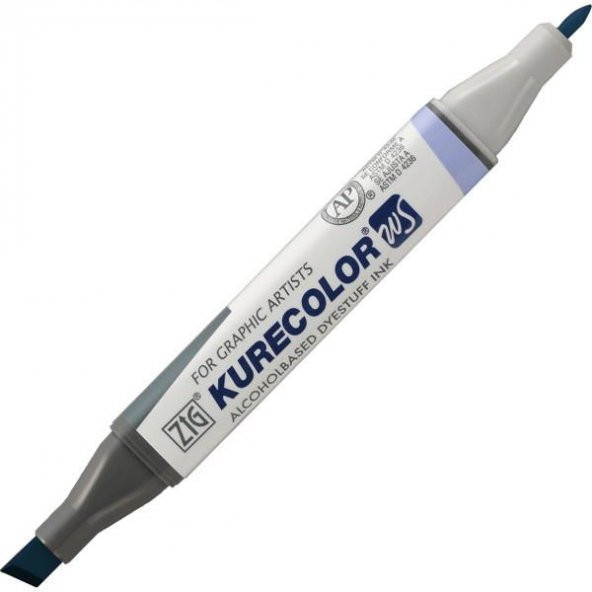 Zig Kurecolor Twin S Grafik Çizim Kalemi 834 (826) Blue Gray 3