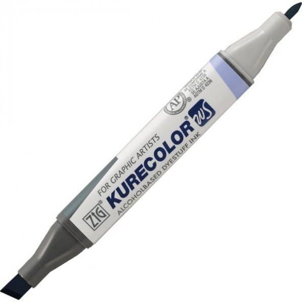 Zig Kurecolor Twin S Grafik Çizim Kalemi 827 Blue Gray 4