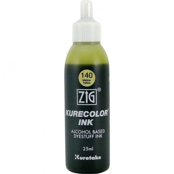 Zig Kurecolor Ink Alkol Bazlı Mürekkep 140 MELLOW YELLOW