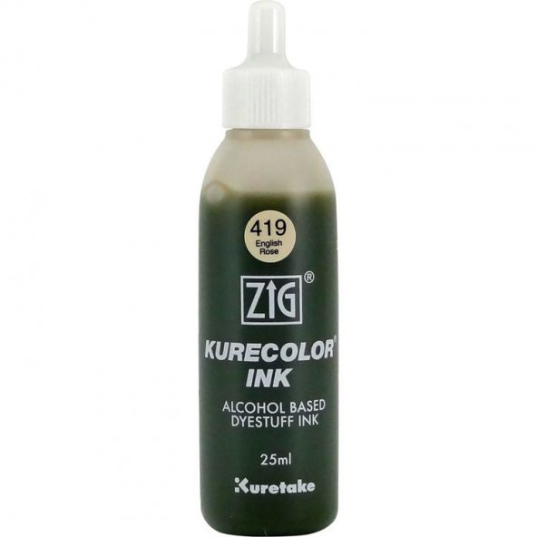 Zig Kurecolor Ink Alkol Bazlı Mürekkep 419 ENGLISH ROSE ürün görseli