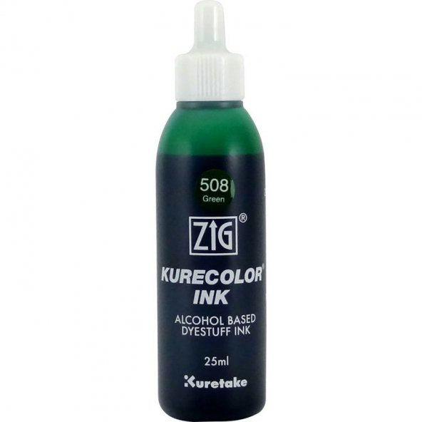 Zig Kurecolor Ink Alkol Bazlı Mürekkep 508 GREEN