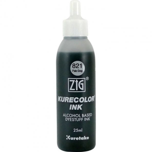 Zig Kurecolor Ink Alkol Bazlı Mürekkep 821 PALE GRAY