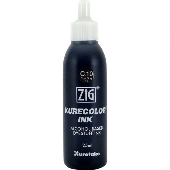 Zig Kurecolor Ink Alkol Bazlı Mürekkep C10 COOL GRAY 10 ürün görseli