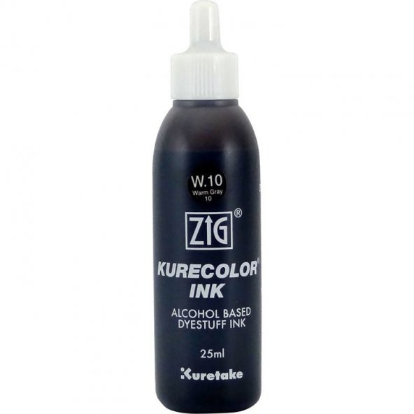 Zig Kurecolor Ink Alkol Bazlı Mürekkep W10 WARM GRAY 10