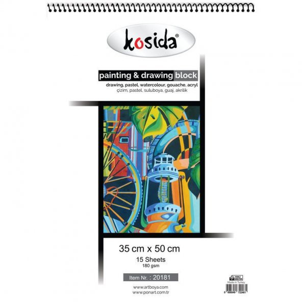 Kosida Painting & Drawing Blok 35x50 cm 180 gr 15 yp