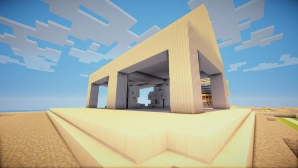 Minecraft Yunan Tapınağı Plastik Aparat