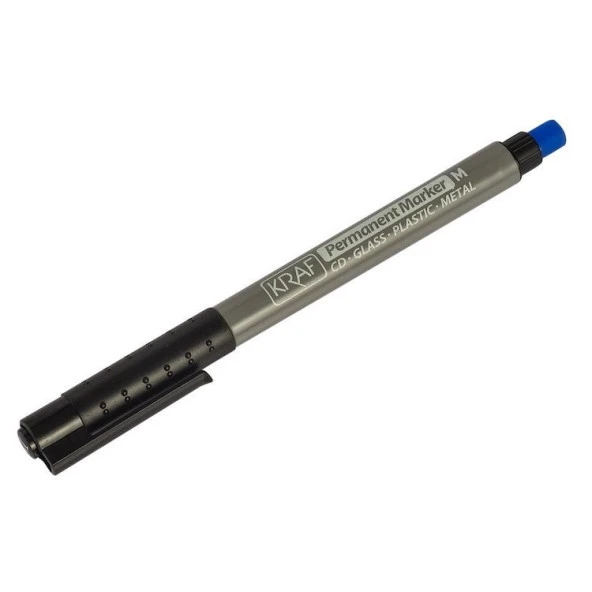 Kraf 260 Asetat Kalemi Silgili (M) SİYAH