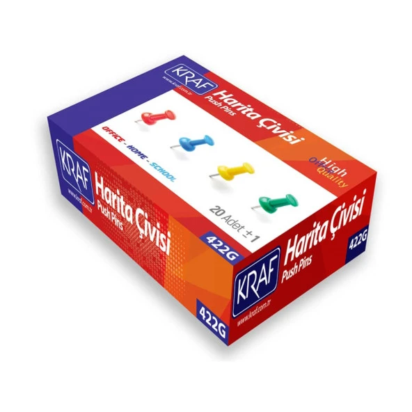 Kraf Harita Çivisi 20 Adet 422G