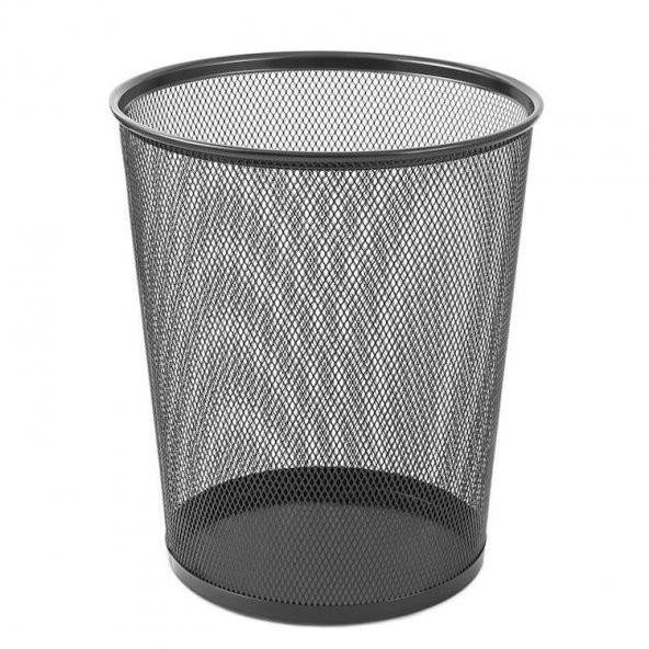 Kraf File Çöp Kovası Siyah
