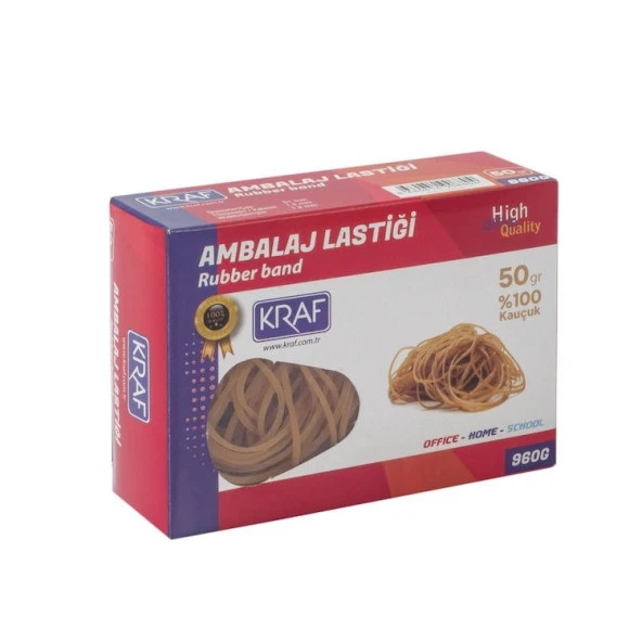 Kraf Ambalaj Lastiği 100 Kauçuk 50 gr.