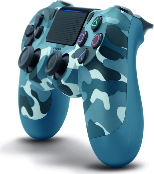 Sony DualShock 4 V2 Mavi Kamuflaj ZCT2 Kablosuz PS4 Oyun Kolu - 2