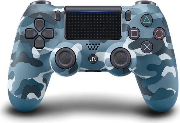 Sony DualShock 4 V2 Mavi Kamuflaj ZCT2 Kablosuz PS4 Oyun Kolu