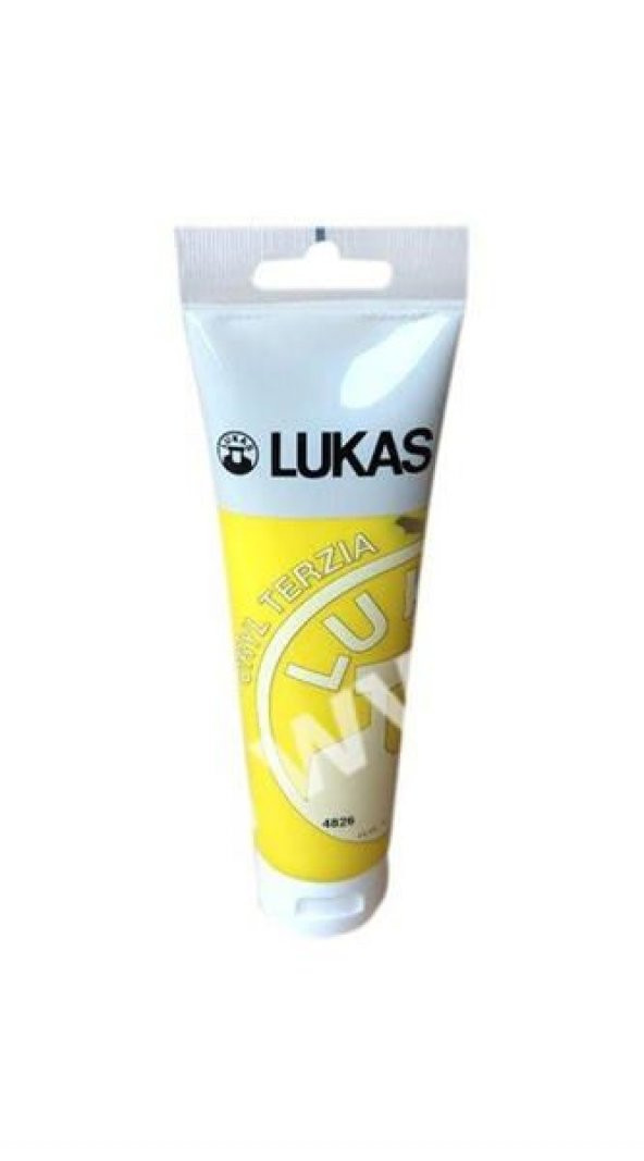 Lukas Cryl Terzia Akrilik Boya 125 ml. 4826 Kadmiyum Sarı Açık