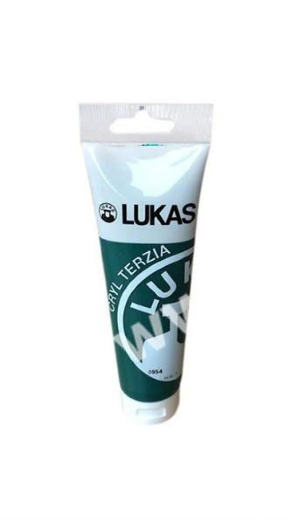 Lukas Cryl Terzia Akrilik Boya 125 ml. 4954 Kromoksit Yeşil Canlı