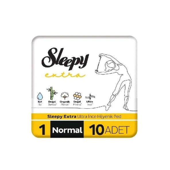 Sleepy Extra Ultra İnce Hijyenik Ped Nomal 10'lu