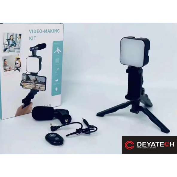 Deyatech Led Ay-49 Youtuber Set Video Çekimi TikTok Videomaking Işık - 2