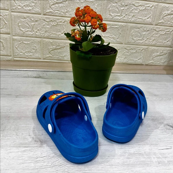 Da-Ye 1001 P Mavi Önü Kapalı Yumuşacık Kaydırmaz Sandalet & Terlik - 7