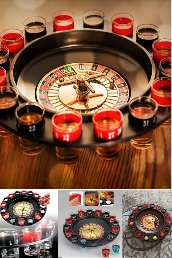 Shot Bardaklı Rulet Oyunu Drinking Roulette  Oyunu Shot Bardaklı