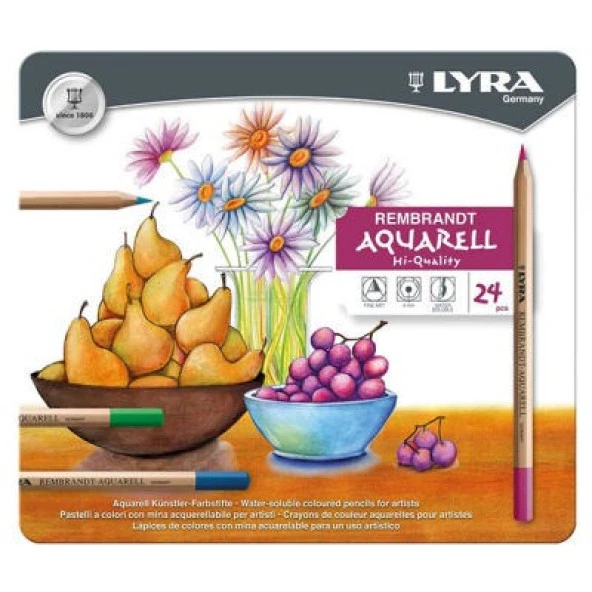 Lyra Rembrandt Aquarell Boya 24 Renk