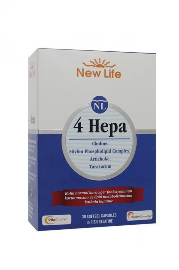 New Life 4 Hepa 30 Yumuşak Kapsül 7640128140931