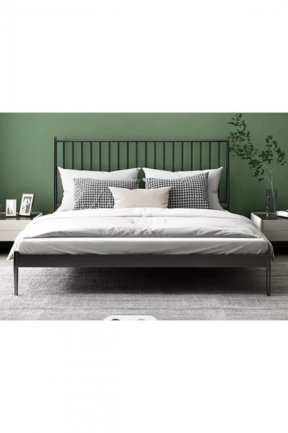 ÖZGÖK TARIM Çift Kişilik Ferforje Metal Karyola 90x200