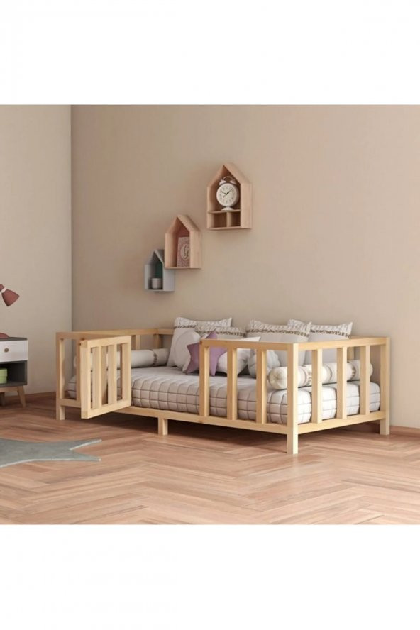 ÖZGÖK TARIM Unisex Montessori Bebek Ve Çocuk Karyolası 90x190