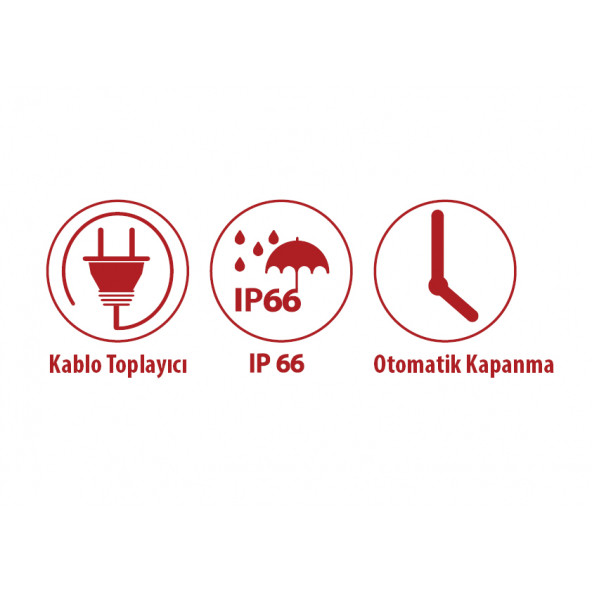 İVİGO 450 Watt  Profesyonel Elektrikli Havlu Isıtıcı / Beyaz - 5