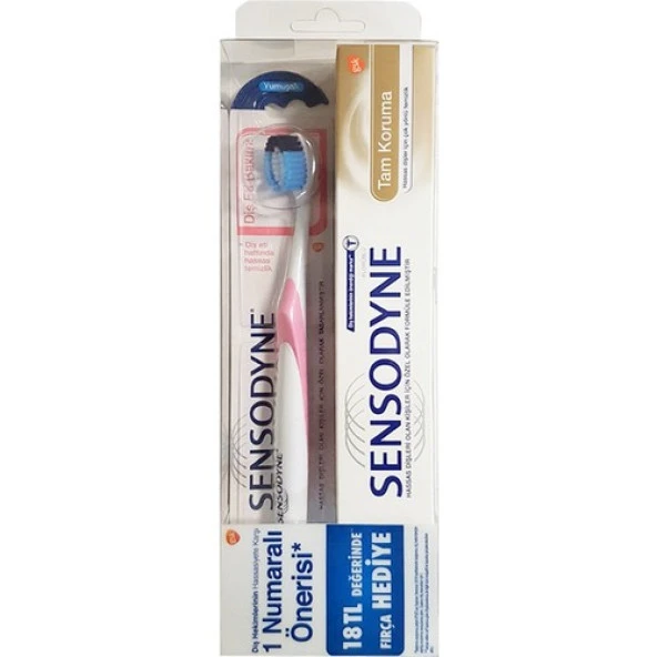 Sensodyne Tam Koruma 75 ml + Yumuşak Diş Macunu Hediyeli