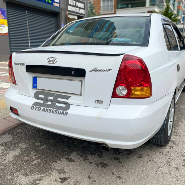 Hyundai Accent Admira Milenyum Bagaj Üstü Spoiler Piano Black Bagaj Üstü Spoyler - 8
