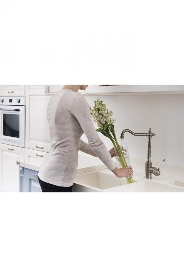 Verona A4215406 Eviye Bataryası, Saten Krom
