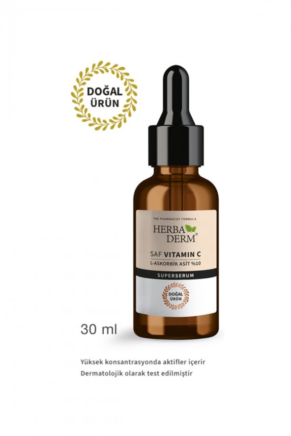 Herbaderm Superserum Saf Vıtamın C 30 Ml( L-ascorbik Asit 10 )herba701454 - 2