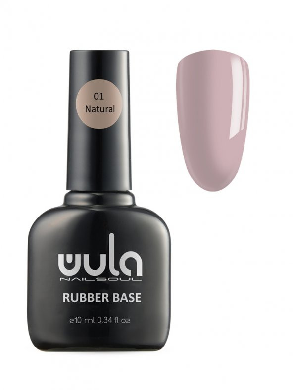 wula Wula Rubber Base Coat 01 Natural 10 ML